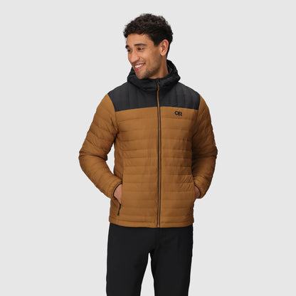 Outdoor Research - Mens Transcendent Down Hoodie - Bronze/Black