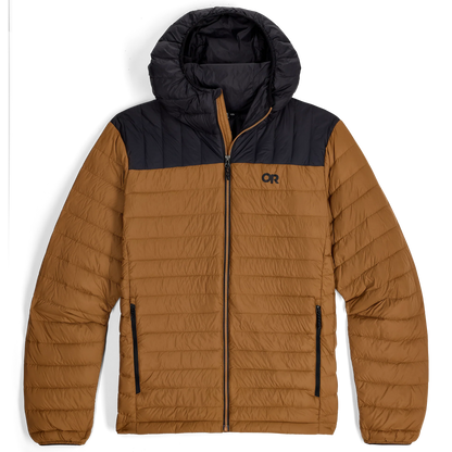 Outdoor Research - Mens Transcendent Down Hoodie - Bronze/Black