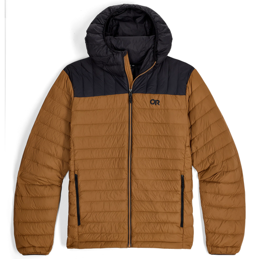 Outdoor Research - Mens Transcendent Down Hoodie - Bronze/Black