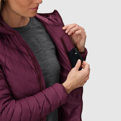 Outdoor Research - Transcendent Down Hoodie - Women's - Winterberry