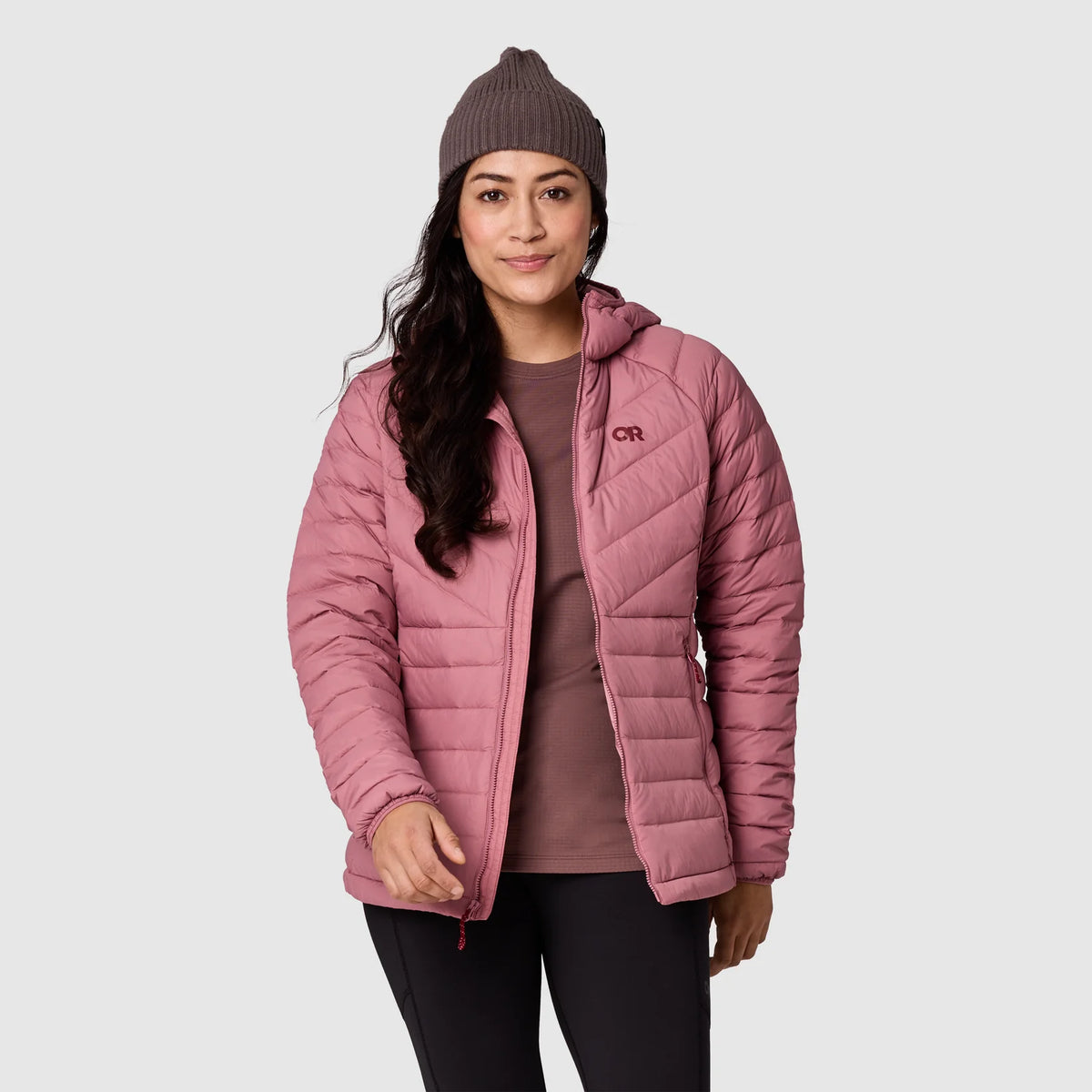 Outdoor Research - Transcendent Down Hoodie - Women's - Rosewood