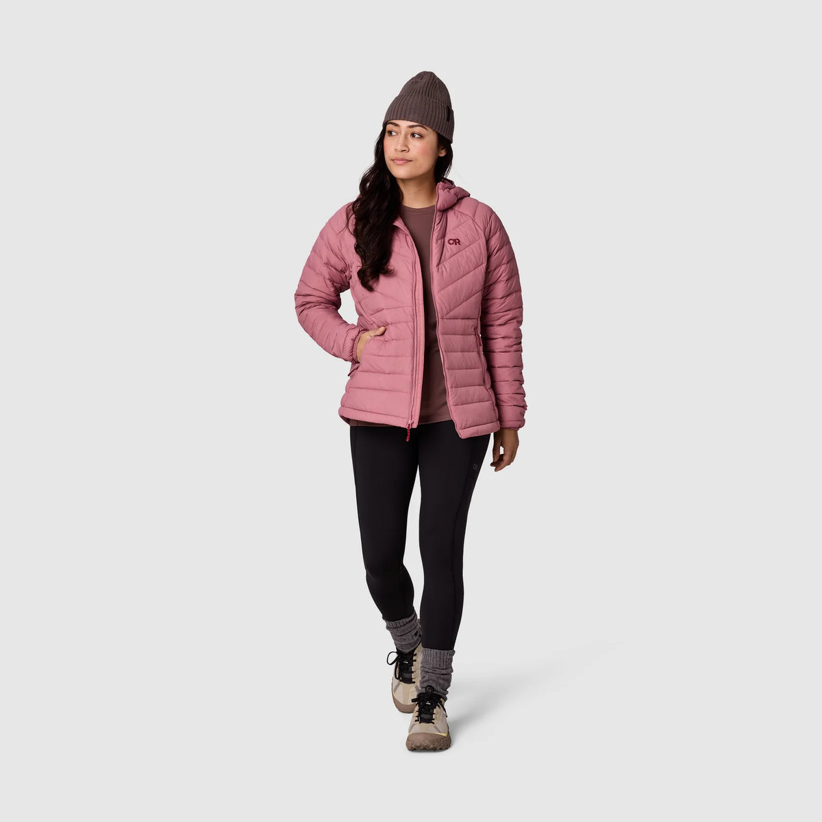 Outdoor Research - Transcendent Down Hoodie - Women's - Rosewood