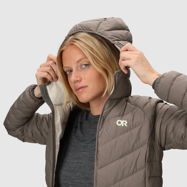 Outdoor Research - Womens Transcendent Down Parka - Sable