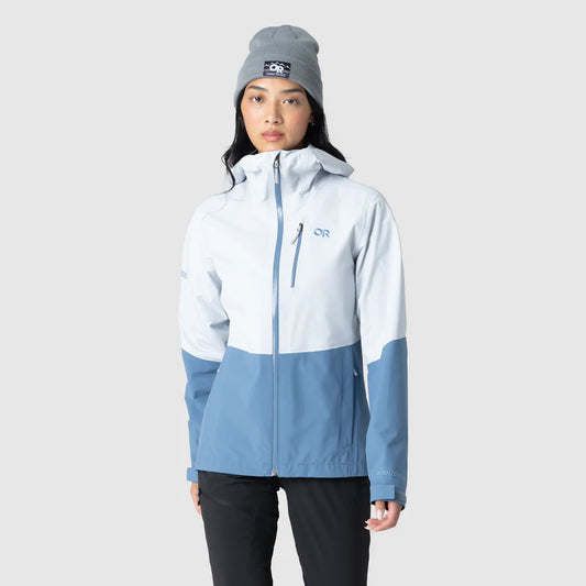 Outdoor Research - Aspire 3L Jacket - Women's - Titanium/ascent Blue
