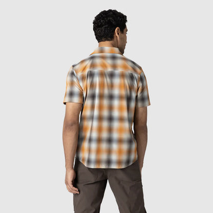 Outdoor Research - Men's Astroman Short Sleeve Sun Shirt - Sedona Plaid