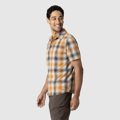 Outdoor Research - Men's Astroman Short Sleeve Sun Shirt - Sedona Plaid
