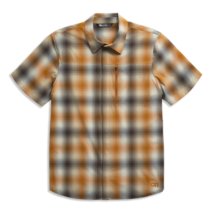 Outdoor Research - Men's Astroman Short Sleeve Sun Shirt - Sedona Plaid