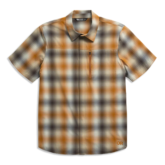 Outdoor Research - Men's Astroman Short Sleeve Sun Shirt - Sedona Plaid