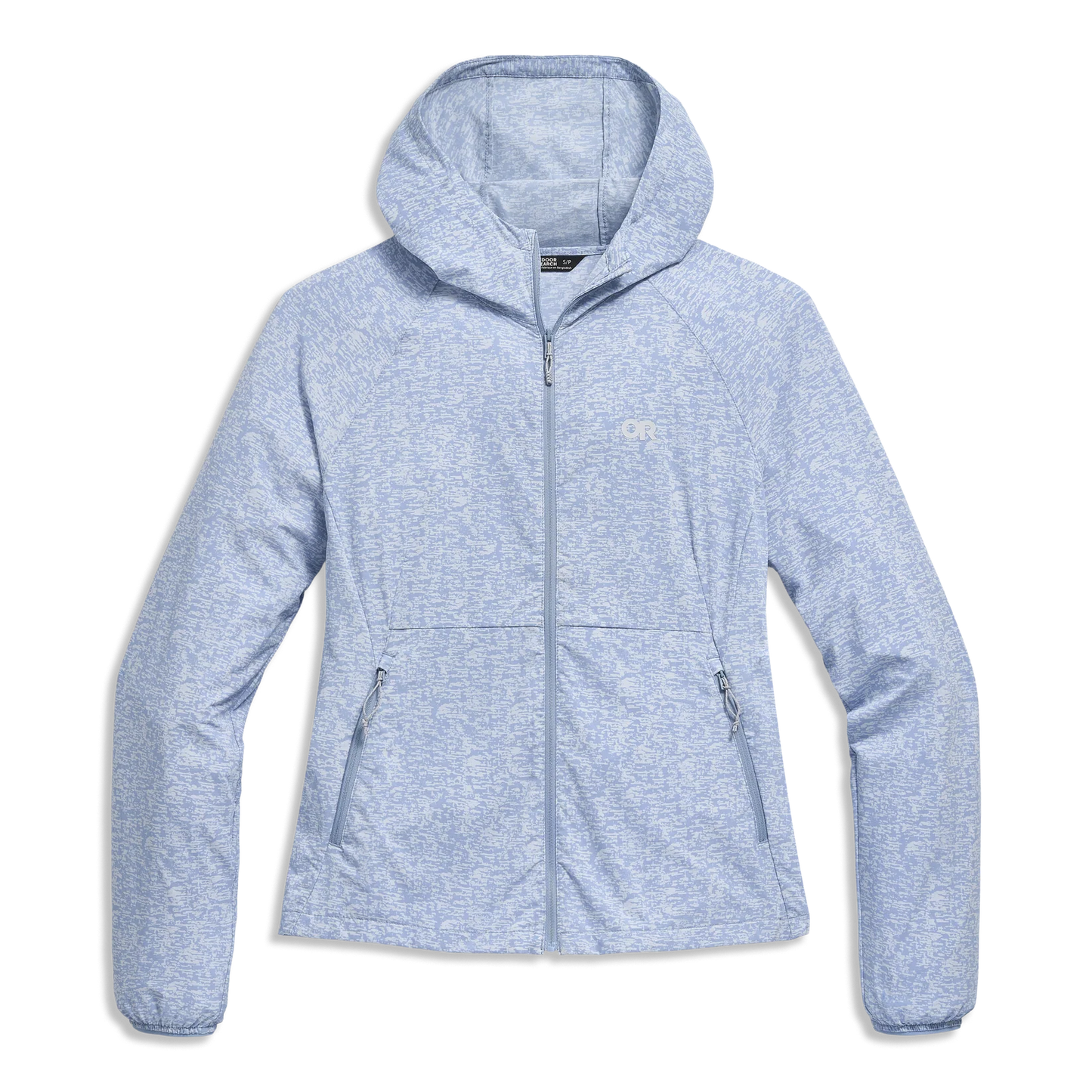 Outdoor Research - Women's Astroman Full Zip Sun Hoodie - Titanium Tamarack Print