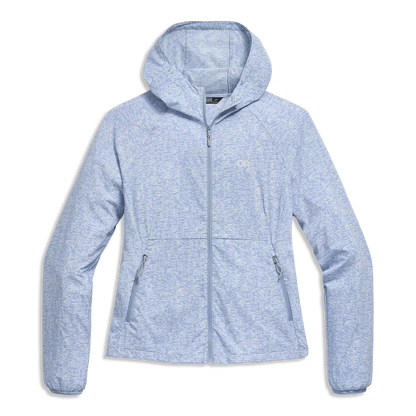 Outdoor Research - Women's Astroman Full Zip Sun Hoodie - Titanium Tamarack Print