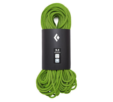 BLACK DIAMOND - 8.5 Dry Climbing Rope - Green