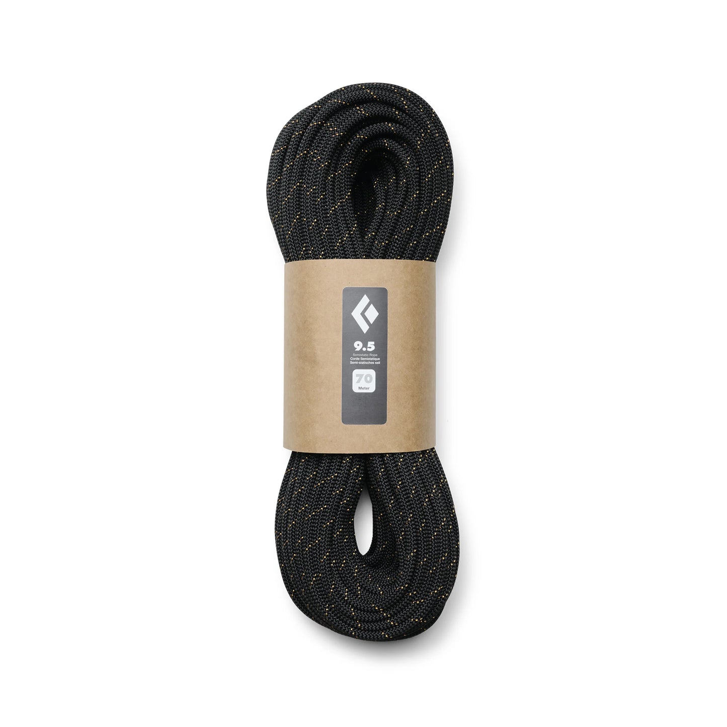 Black Diamond - 9.5 Static Rope - Black