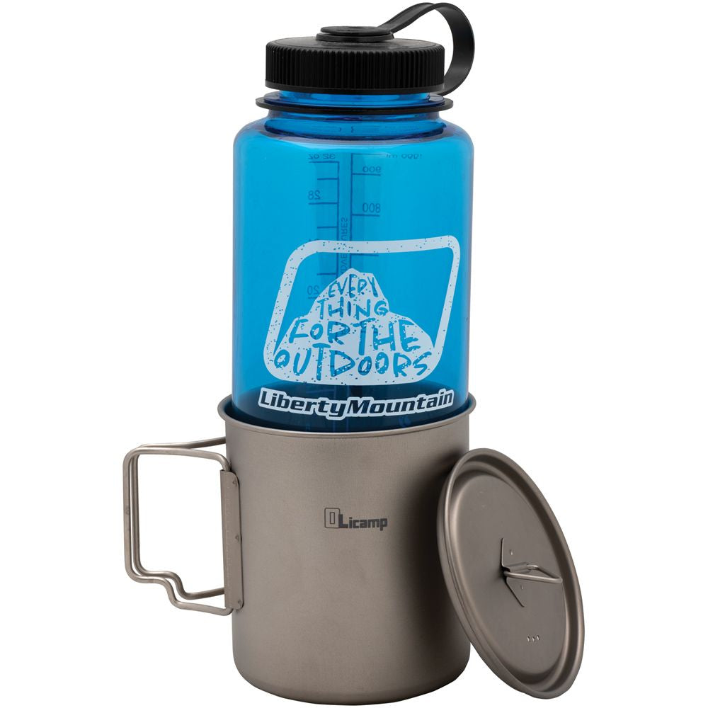 Olicamp - Space Saver Mug with Lid - Titanium