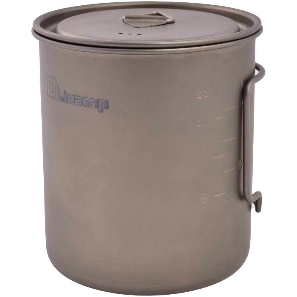 Olicamp - Space Saver Mug with Lid - Titanium