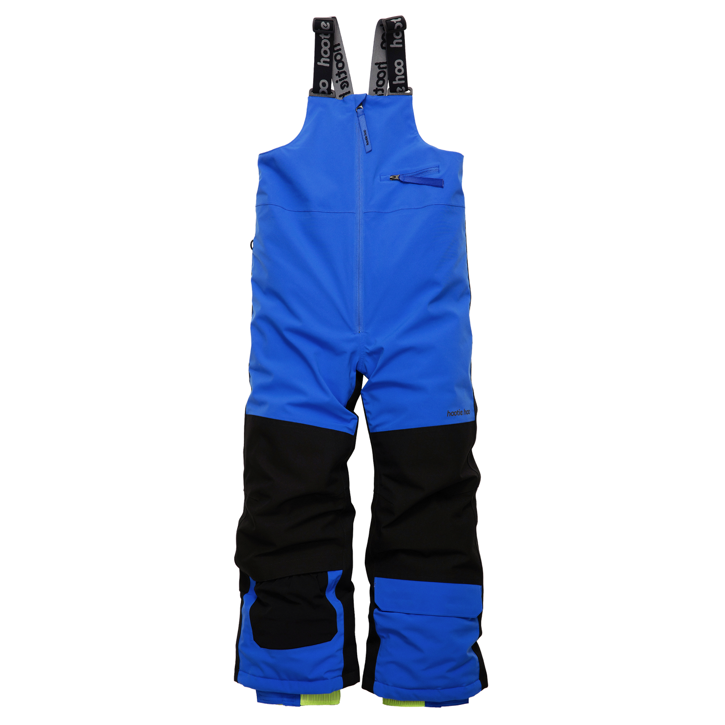 Kids Pinnakle Insulated Bib Snow Pants - Vivid Blue/Raven Black