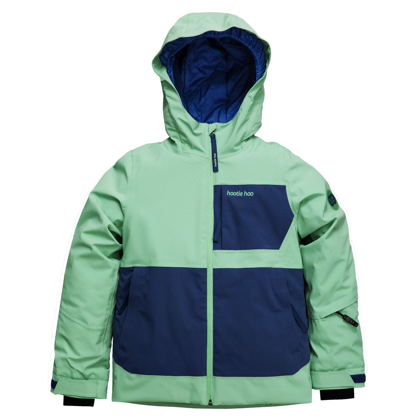 Kids Pinnakle Insulated Jacket - Basil/Sea Blue