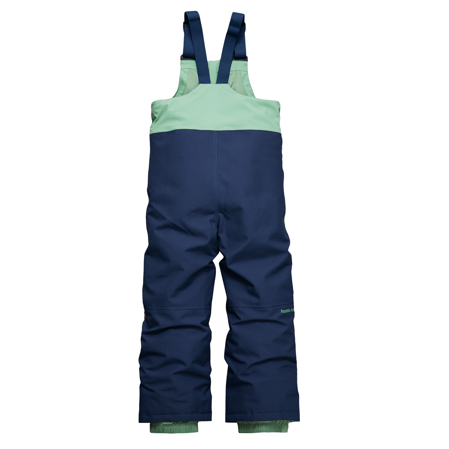 Kids Pinnakle Insulated Bib Snow Pants - Basil/Sea Blue