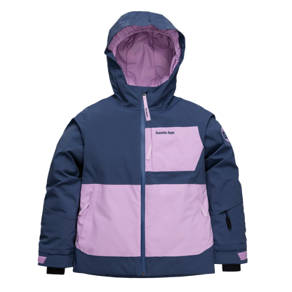 Kids Pinnakle Insulated Jacket - Sea Blue/Lavender