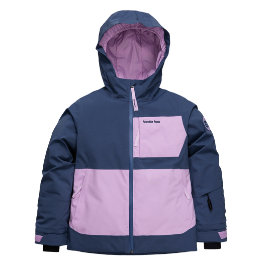 Kids Pinnakle Insulated Jacket - Sea Blue/Lavender