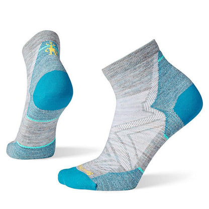 Smartwool - Run Zero Cushion Ankle Socks - Women's - Pewter Blue