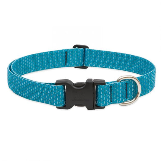 Lupine - 1" Adjustable Eco Dog Collar - Tropical Sea