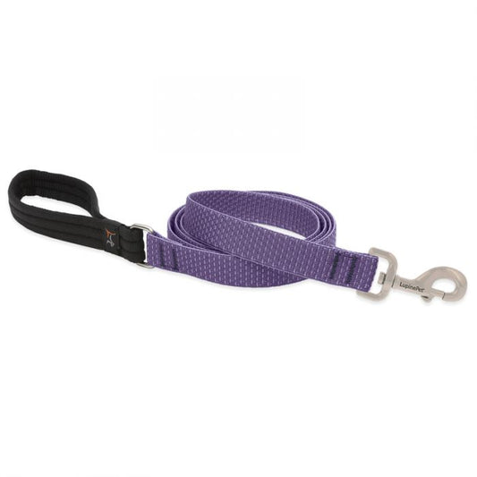 Lupine - Eco Padded Handle Dog Leash - 1" Wide  / 6' Long - Lilac