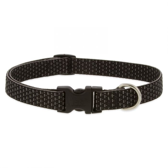 Lupine - 3/4" Adjustable Eco Dog Collar - Charcoal