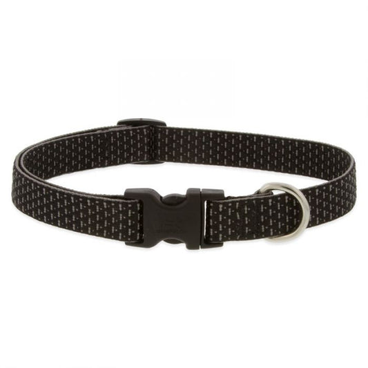 Lupine - 3/4" Adjustable Eco Dog Collar - Charcoal