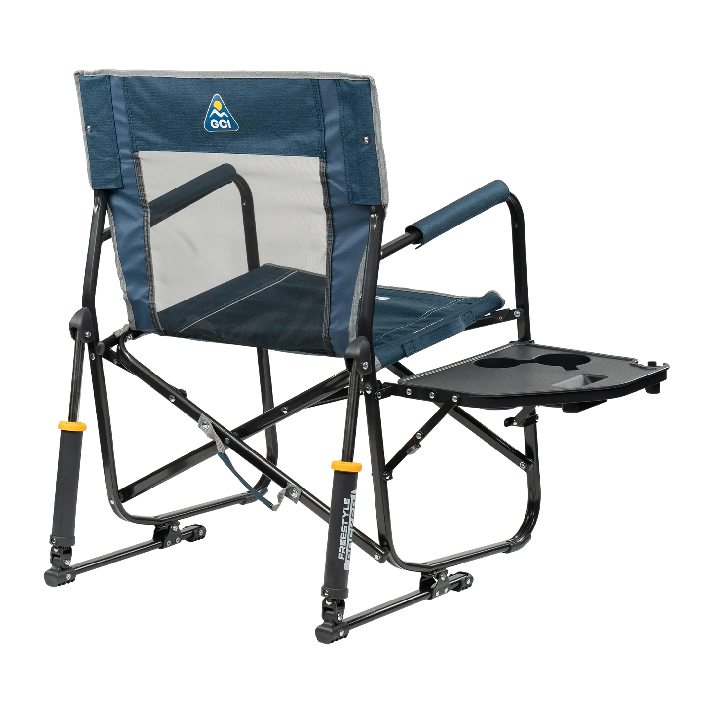 GCI Outdoors - Freestyle Rocker w Side Table - Heathered Indigo