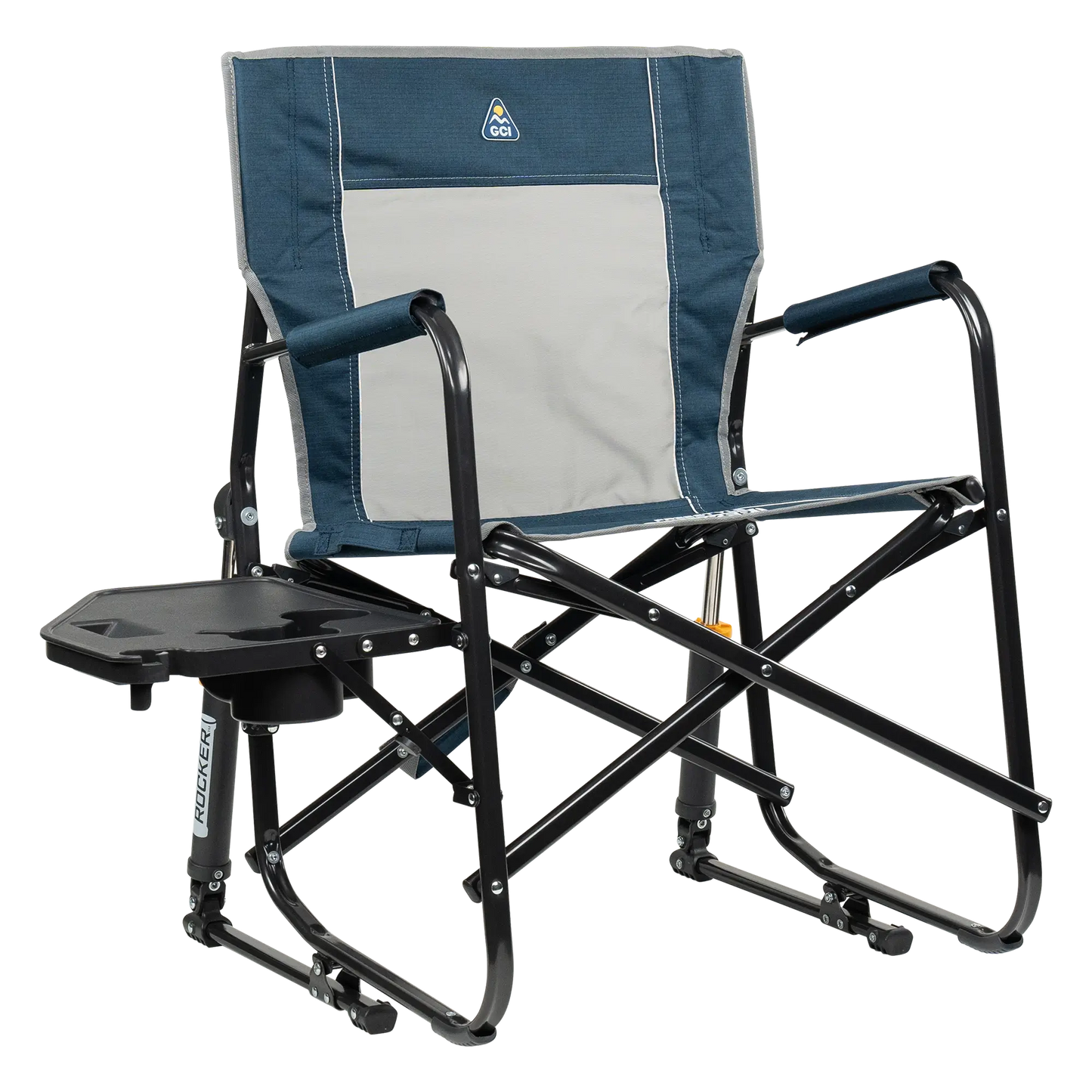 GCI Outdoors - Freestyle Rocker w Side Table - Heathered Indigo