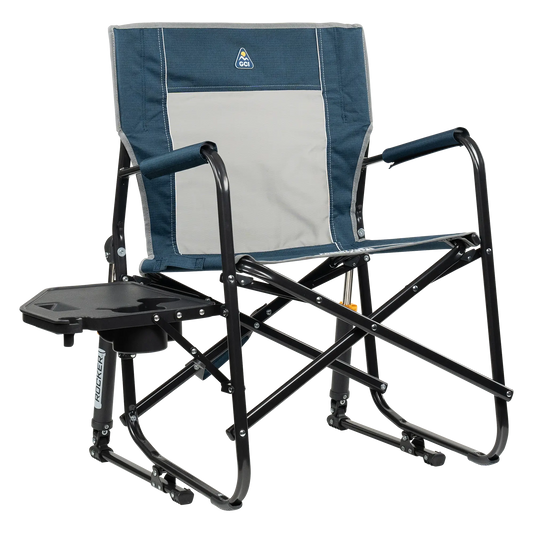 GCI Outdoors - Freestyle Rocker w Side Table - Heathered Indigo