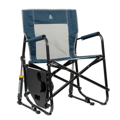 GCI Outdoors - Freestyle Rocker w Side Table - Heathered Indigo