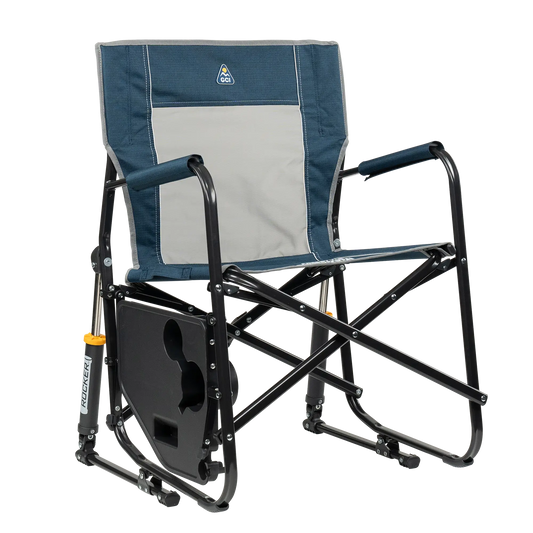 GCI Outdoors - Freestyle Rocker w Side Table - Heathered Indigo