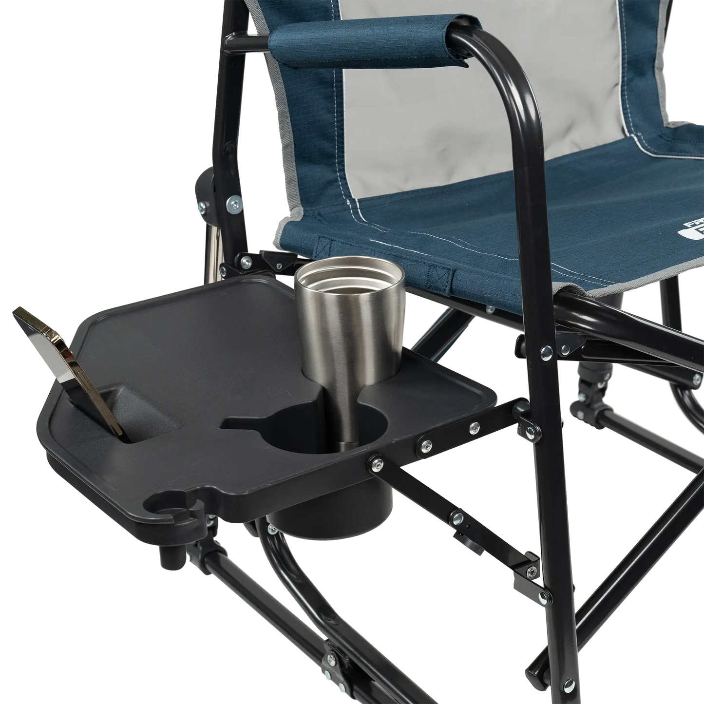 GCI Outdoors - Freestyle Rocker w Side Table - Heathered Indigo