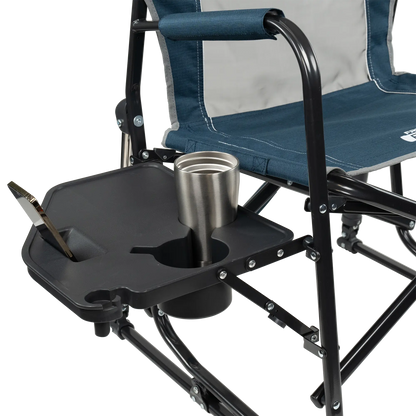 GCI Outdoors - Freestyle Rocker w Side Table - Heathered Indigo