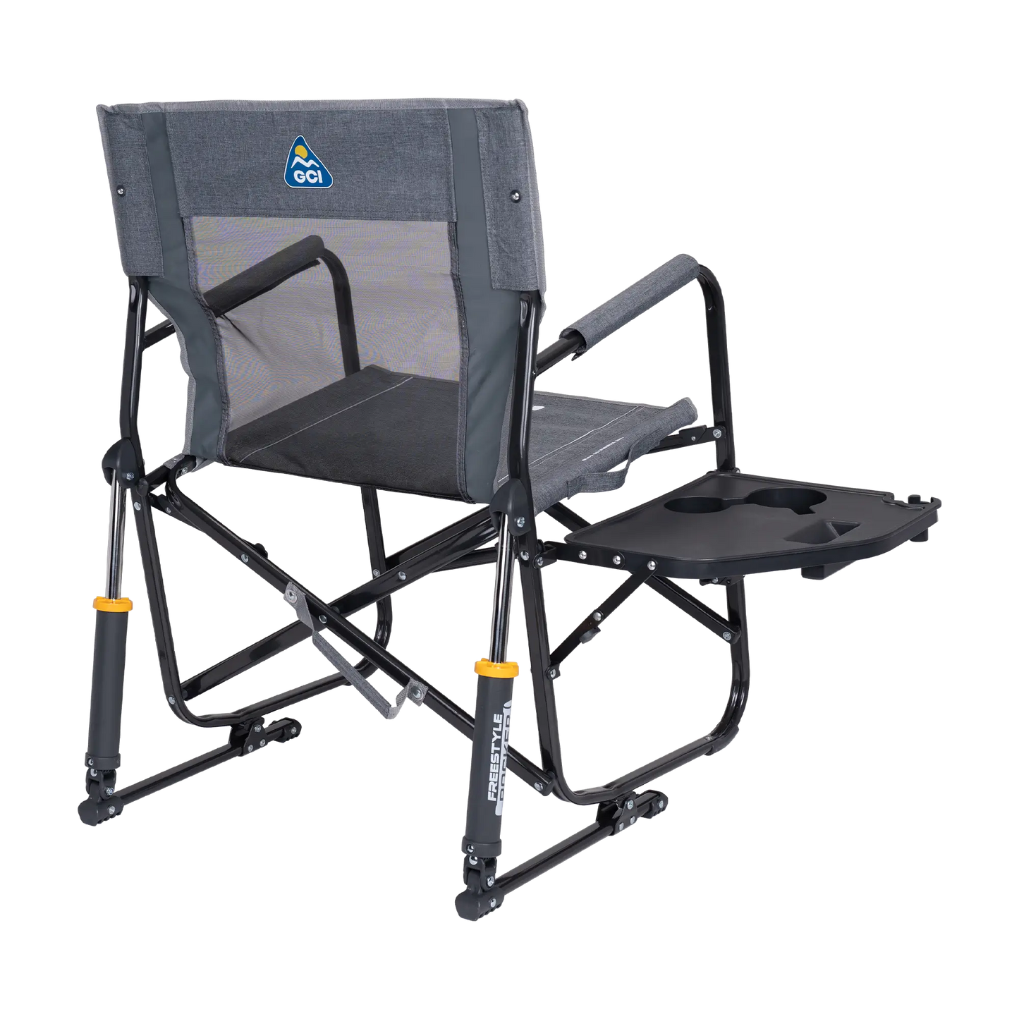 GCI Outdoors - Freestyle Rocker w Side Table - Heathered Pewter