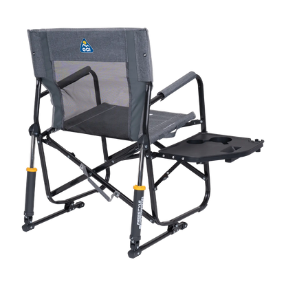 GCI Outdoors - Freestyle Rocker w Side Table - Heathered Pewter