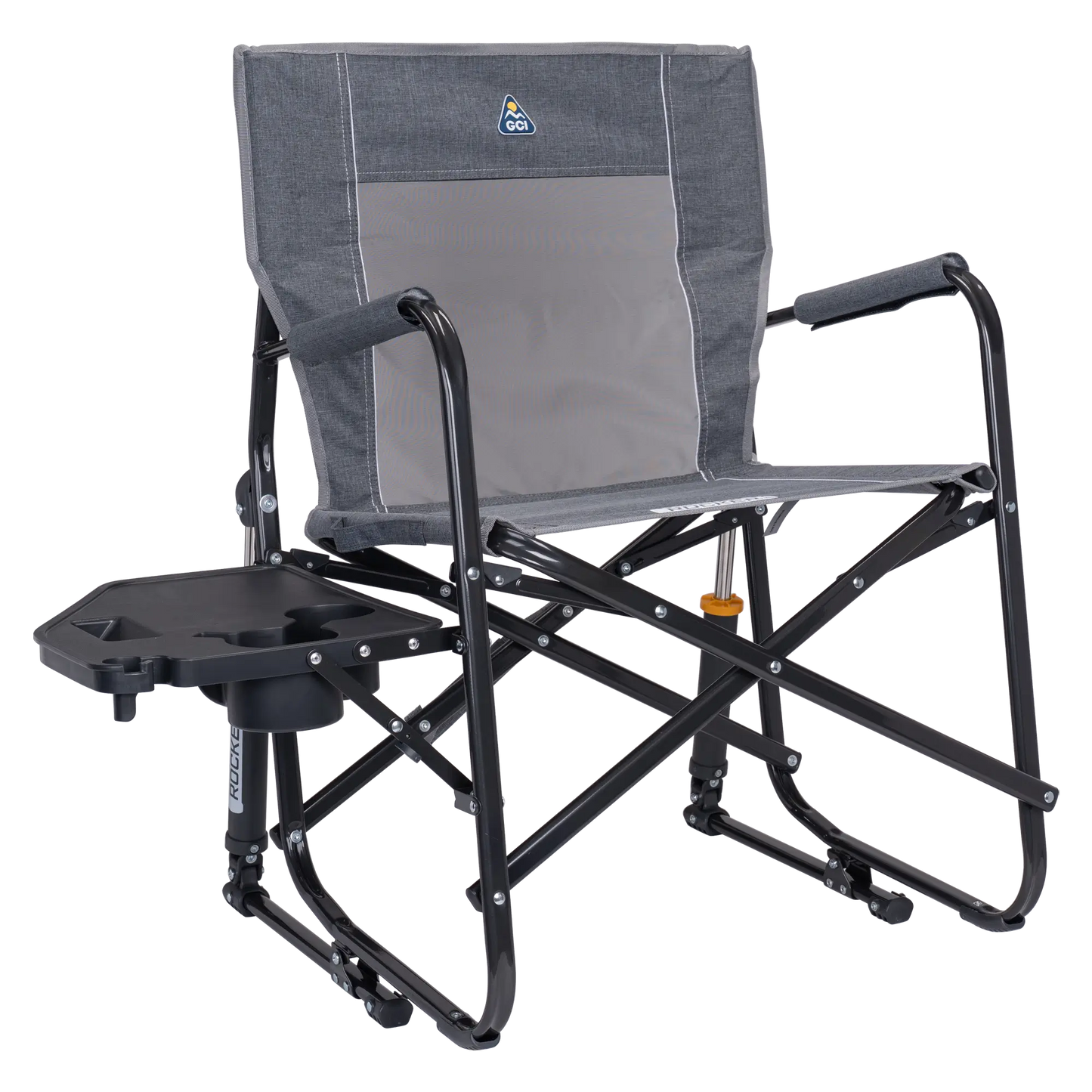 GCI Outdoors - Freestyle Rocker w Side Table - Heathered Pewter