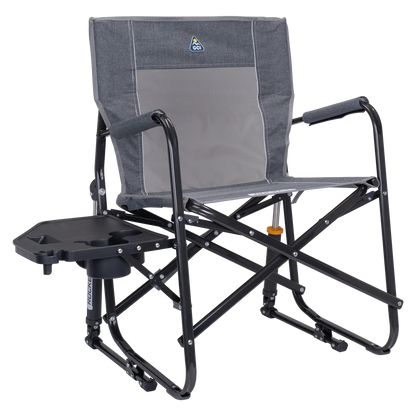 GCI Outdoors - Freestyle Rocker w Side Table - Heathered Pewter