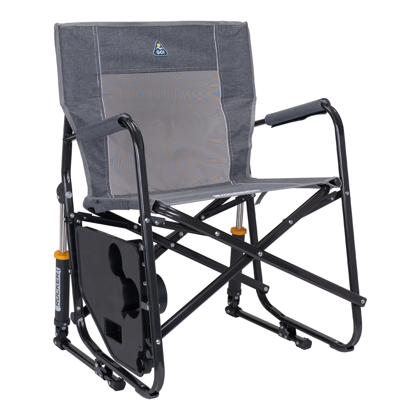 GCI Outdoors - Freestyle Rocker w Side Table - Heathered Pewter