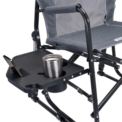 GCI Outdoors - Freestyle Rocker w Side Table - Heathered Pewter