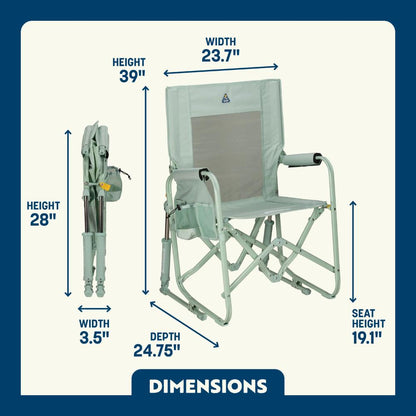 GCI Outdoors - Stowaway Rocker - Black