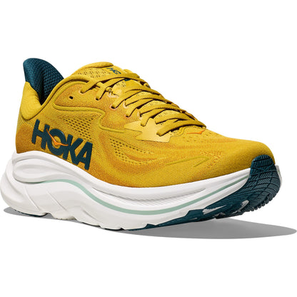 Hoka - Clifton 10 - Men's - Yellow Gold/Tidal Wave
