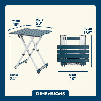 GCI Outdoor - One Piece Camp Table - Teal Slate