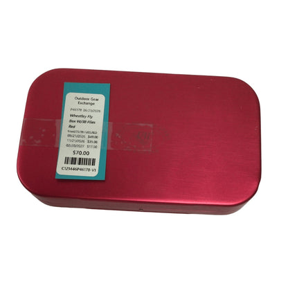 Wheatley Fly Box W/38 Flies Red