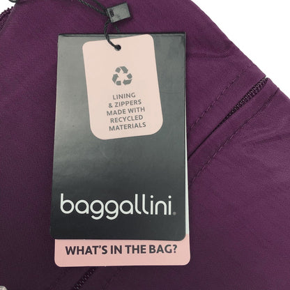 Baggalllini Securetex Anti-Thft Half Moon Purple