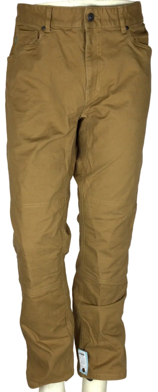 STIO RIVET WORK PANTS MEN 36S BURNT SIENNA