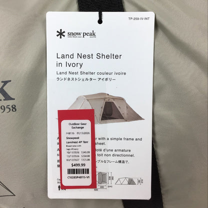 Snowpeak Landnest 4P Tent