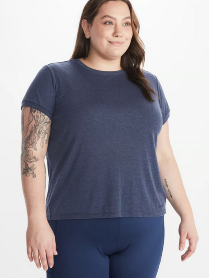 Marmot - Switchback Short Sleeve Plus - Women's - Arctic Navy