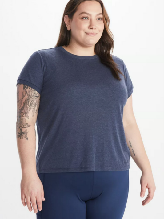 Marmot - Switchback Short Sleeve Plus - Women's - Arctic Navy